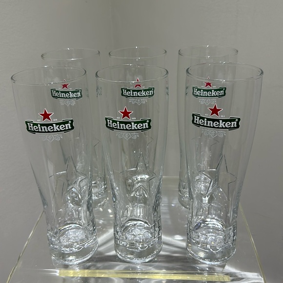 Heineken beer glasses 500ml - Picture 1 of 8